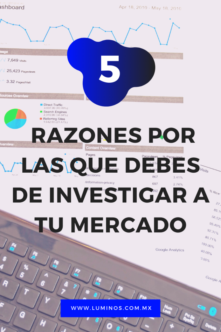 Lee más sobre el artículo 5 razones por las que debes de investigar a tu mercado