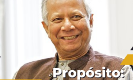 Muhammad Yunus. Reseña de ponencia en World Business Forum de WOBI