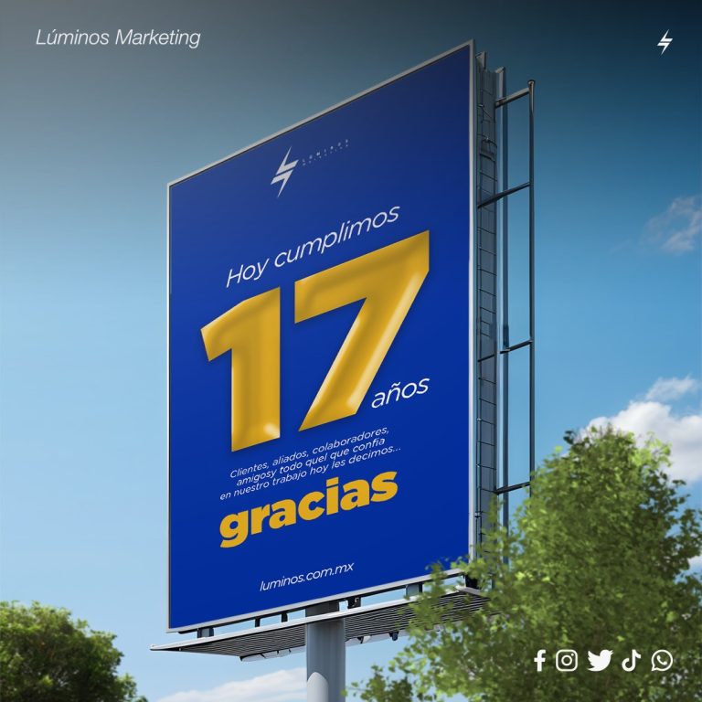 Lee más sobre el artículo 17 años de trayectoria, Lúminos Marketing