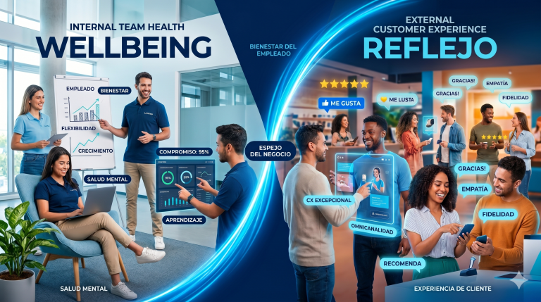 Lee más sobre el artículo El Espejo del Negocio. La salud de tu equipo es el reflejo de tu experiencia de cliente