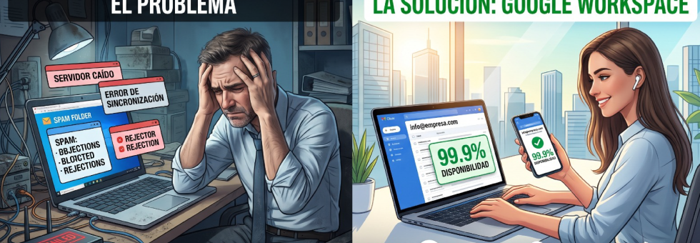 El costo oculto de un correo que falla: Por qué tu empresa debe migrar a la nube