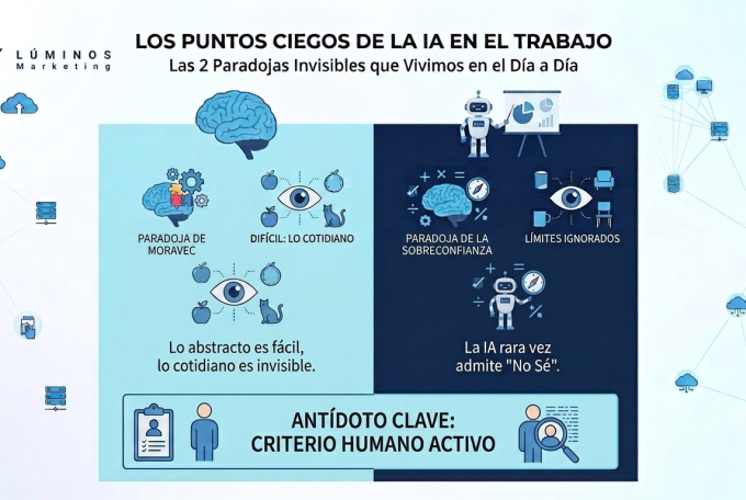 Los Puntos Ciegos de la IA: Las 2 Paradojas que Vives en el Trabajo Diario (y Ni Siquiera lo Sabías)
