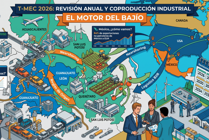 T-MEC 2026: Impacto Comercial e Industrial en el Bajío